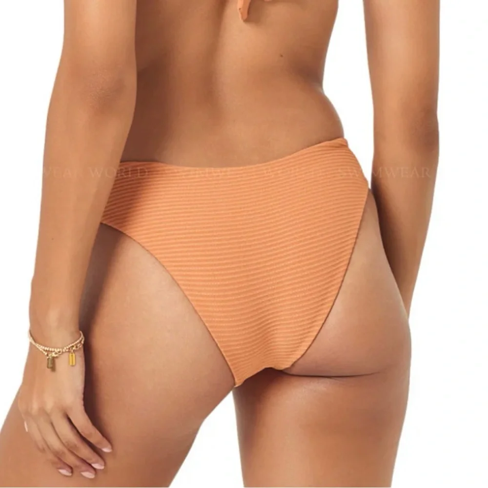 NWT L*Space Ribbed Sandy Classic Bikini Bottom